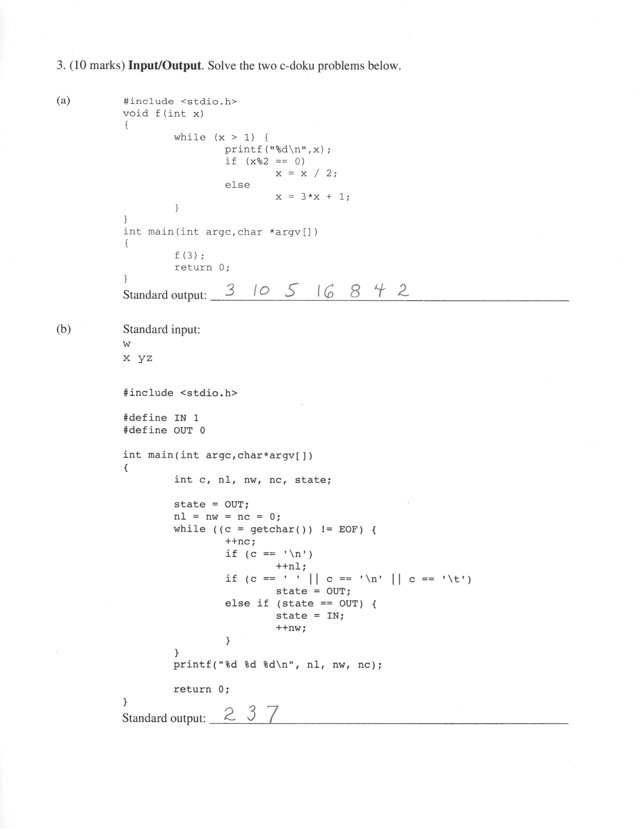 Exam 1 Solution Exam 1 Solution